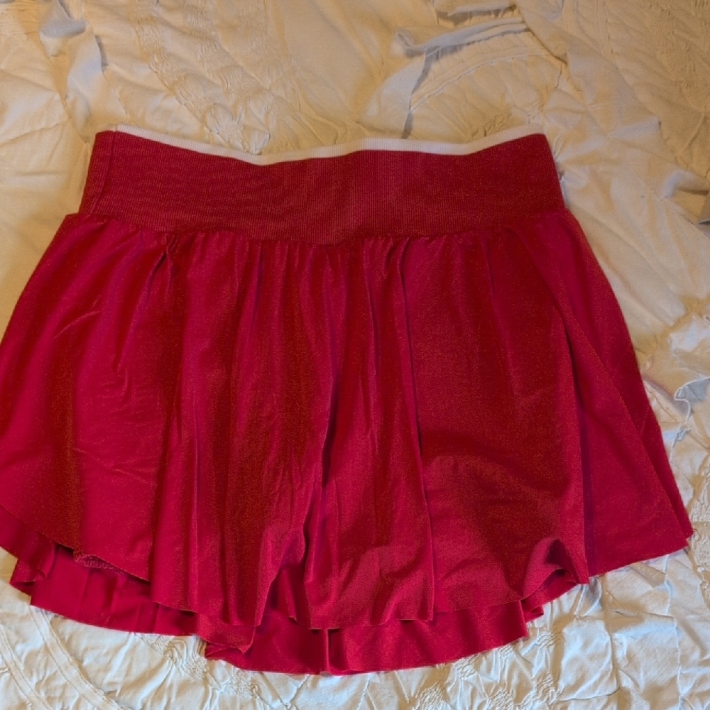 Women's Red Skort